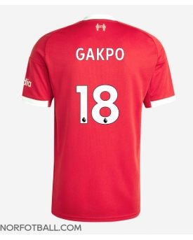 Billige Fotballdrakt Liverpool Cody Gakpo #18 Replika Hjemmedrakt 2025-26 Kortermet